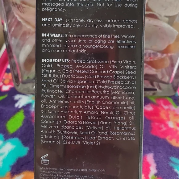 Luna Retinol sleeping night oil.0.5 oz new in box - Picture 8 of 12